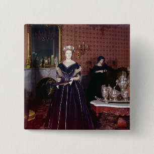 Ball gown of Mary Todd Lincoln 15 Cm Square Badge