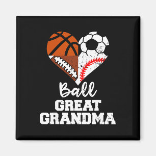Ball Great Grandma Soccer Football Baseball Basket Magnet