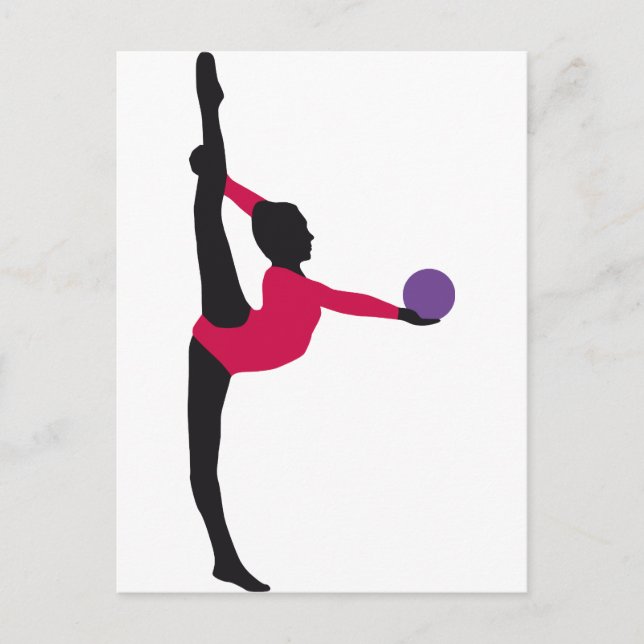 ball gymnastics postcard (Front)