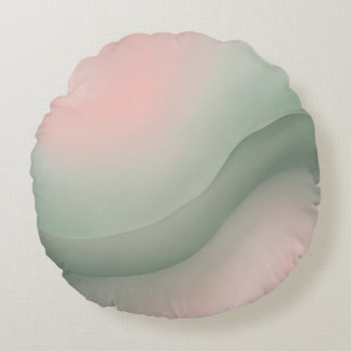 Ball in Pink AI art  Round Cushion