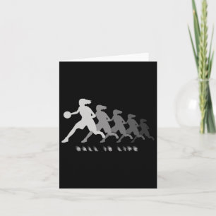 Ball Is Life. Funny Gift For Loved Ones.  Card
