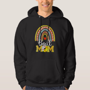 Ball Mom Rainbow Mom Mother Mother s Day 2023 Hoodie