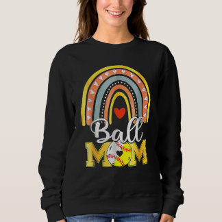 Ball Mom Rainbow Mom Mother Mother s Day 2023 Sweatshirt