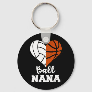Ball Nana Fun Basketball Volleyball Nana Key Ring