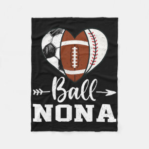 Ball Nona Soccer Football Baseball Player Fleece Blanket