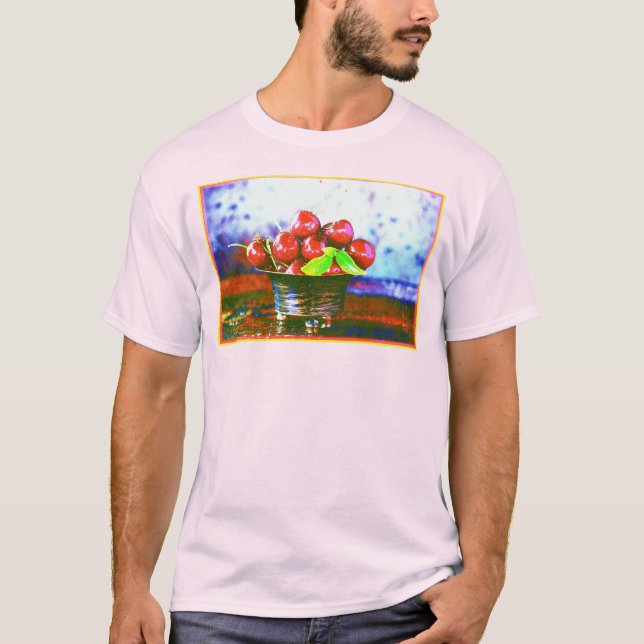 "Ball Of Cherries Fruit" Cute Photo. Buy Now T-Shirt (Front)