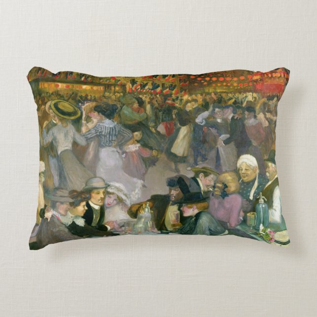 Ball on the 14th July Decorative Cushion (Front)