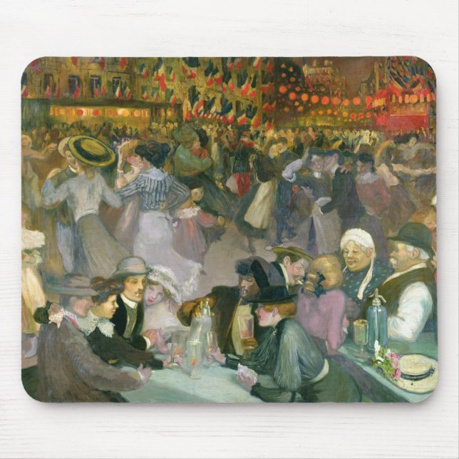 Ball on the 14th July Mouse Pad (Front)