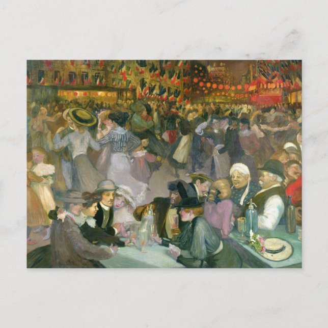 Ball on the 14th July Postcard (Front)