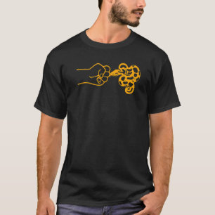 Ball Python and hand 3 T-Shirt