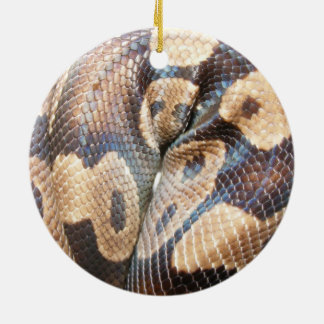 Ball Python Ceramic Tree Decoration