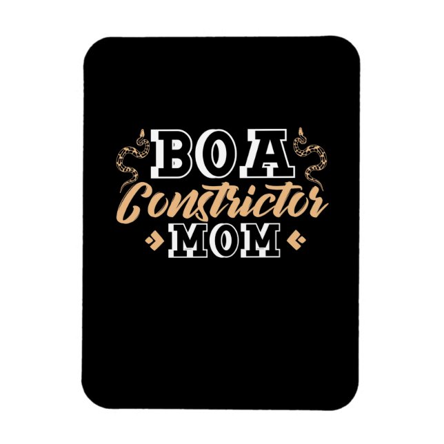 Ball Python Constrictor Mum Magnet (Vertical)