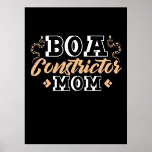 Ball Python Constrictor Mum Poster