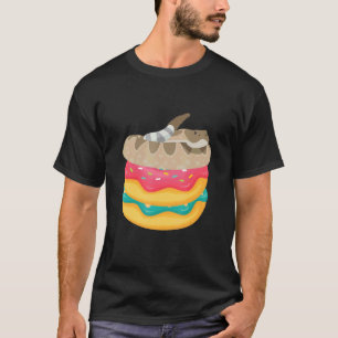 Ball Python Doughnuts Reptile Animal Herpetology T-Shirt