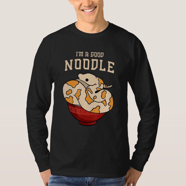 Ball Python   for I'm a good noodle T-Shirt (Front)