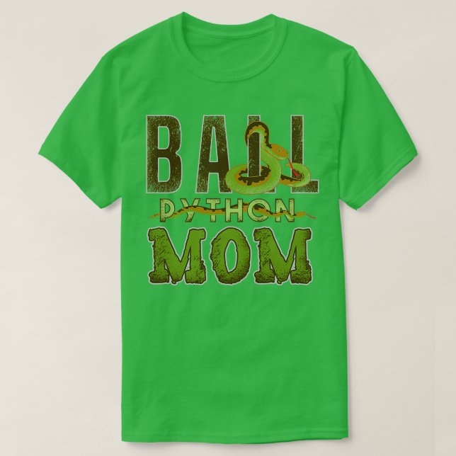 Ball Python Mum 1  T-Shirt (Design Front)