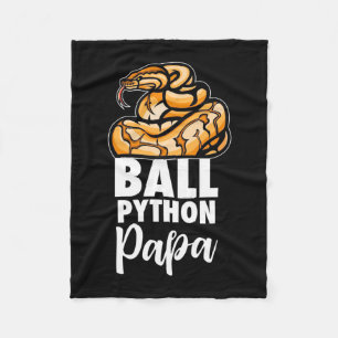 Ball Python Papa Fleece Blanket