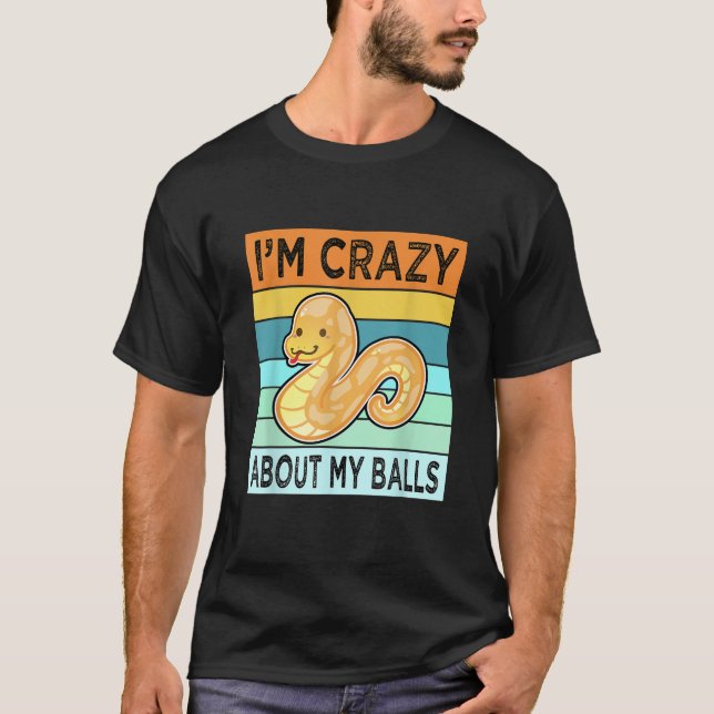 Ball Python Shirt Snake Mum Dad For Men Women Kids (Front)