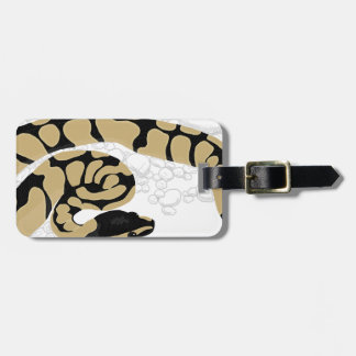 Ball Python Snake Luggage Tag