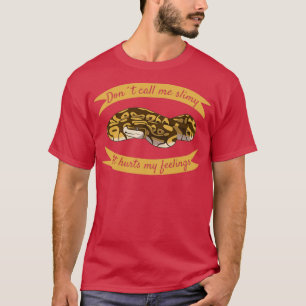 Ball Python snake Pun Slimy Reptile  T-Shirt