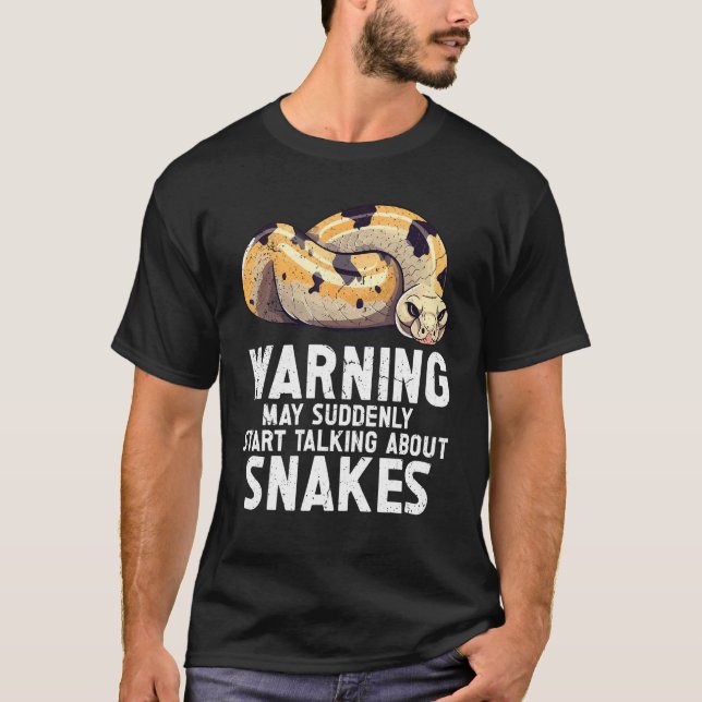 Ball Python Snake  Reptile  Noodle Reptile Snek 1 T-Shirt (Front)