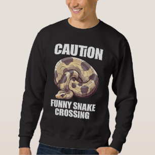Ball Python Snake Reptile Noodle Reptile Snek 7 Sweatshirt