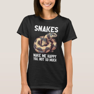 Ball Python Snake Reptile Noodle Reptile Snek 8 T-Shirt