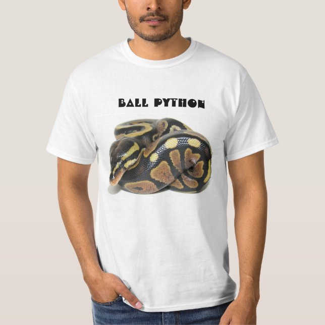 Ball Python (snake) T-Shirt (Front)