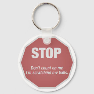 Ball Scratcher Key Ring
