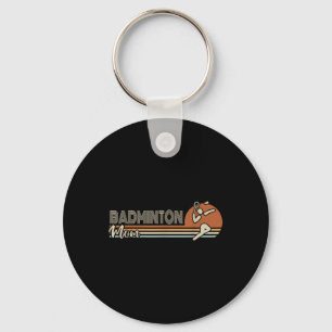 Ball Sport Shuttle Sport Retro Badminton Mum Women Key Ring