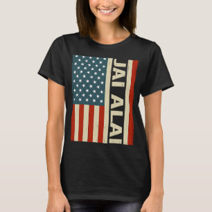 ball sports usa flag jai alai player jai alai 1 T-Shirt