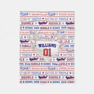 Ball Stitch - Baseball Fleece Blanket