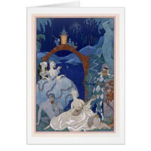 Ball Under the Blue Moon, illustration for 'Fetes