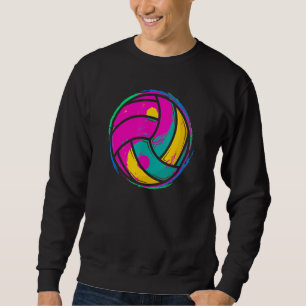 Ball Volleyball Graphicyin Yang Volleyball Girl W Sweatshirt
