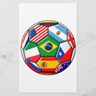Ball with flags