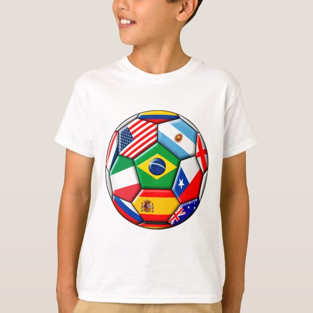 Ball with flags T-Shirt (Front)