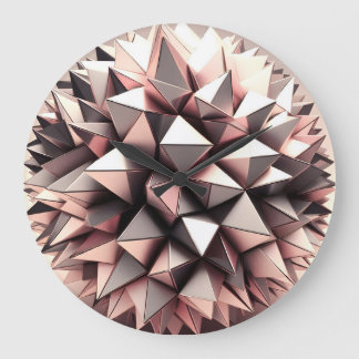 ball with triangles fragments surface large clock