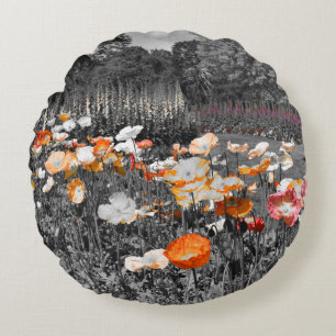 Ballarat Botanic Gardens Floral Display Round Cushion