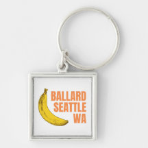 Ballard Banana Keychain