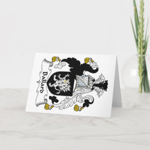 Ballard Family Crest Card