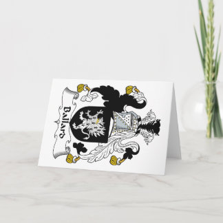 Ballard Family Crest Card