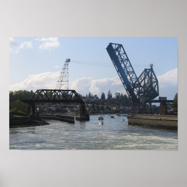  Ballard Locks - Seattle, WA Poster (Front)