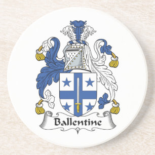 Ballentine Family Crest Coaster