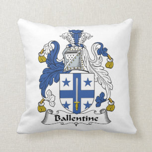 Ballentine Family Crest Cushion