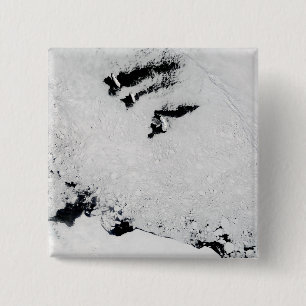 Balleny Islands, near Antarctica 15 Cm Square Badge