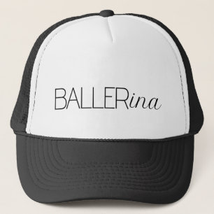 "Baller" Ballerina Trucker Hat