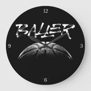 Baller (basketball) large clock