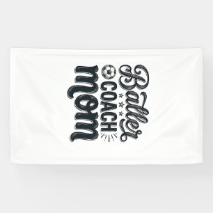 Baller Coach Mum Vintage Soccer Shirt Design_1 Banner