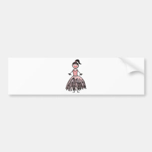 ballerina 1 bumper sticker