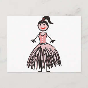 ballerina 1 postcard